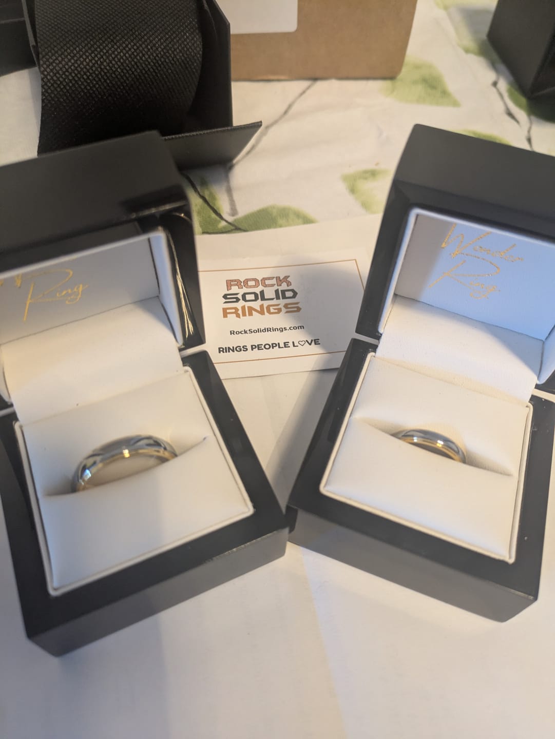 Customer photo review of The Vulcan Mirror Wonder Ring Set