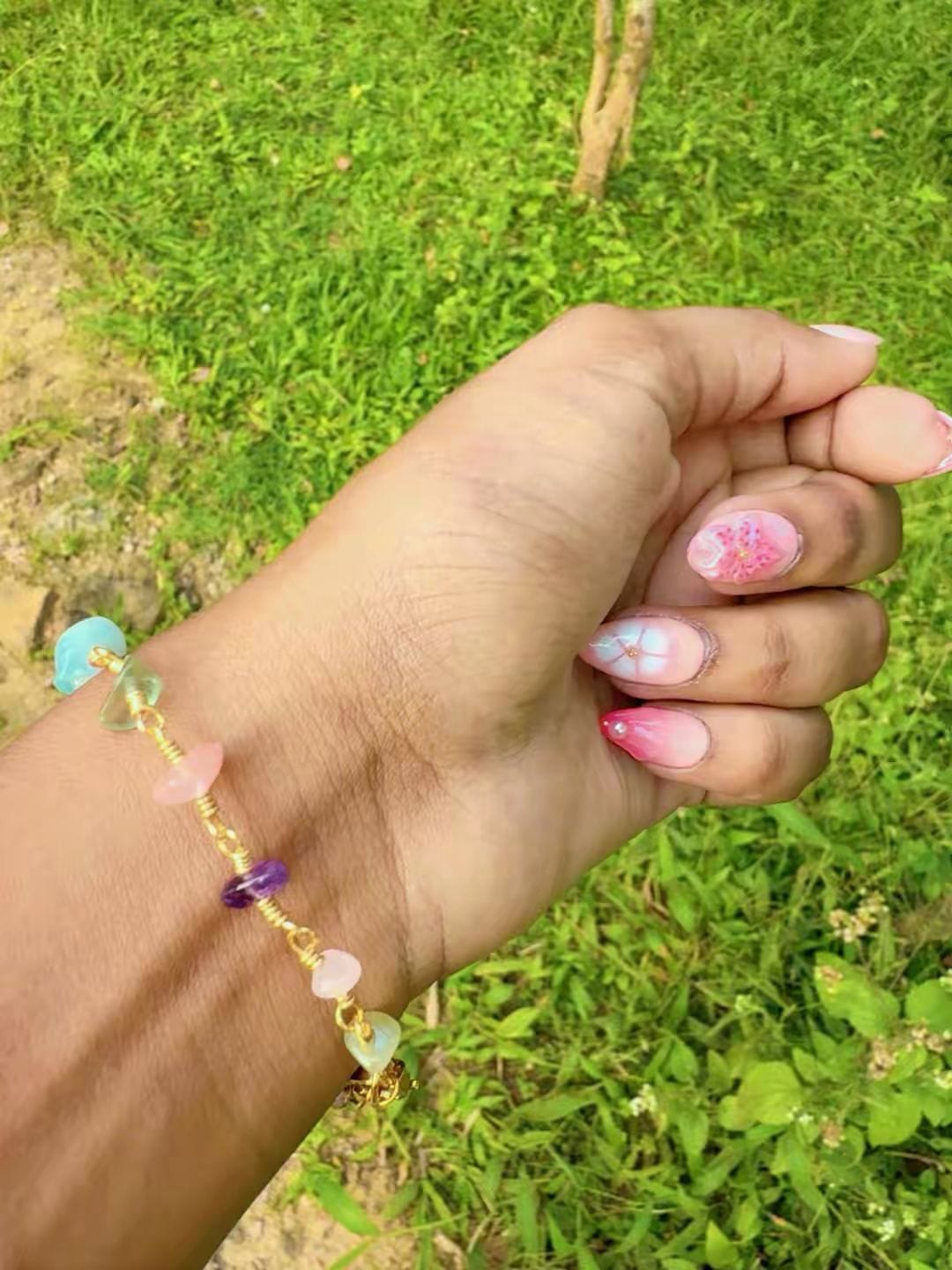 Customer photo review of Chinese Tea House Bracelet