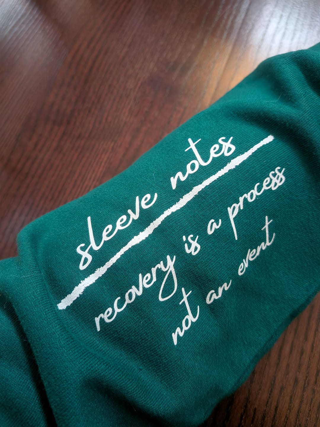 Customer photo review of Serenity Green The Bright Side Sweatshirt