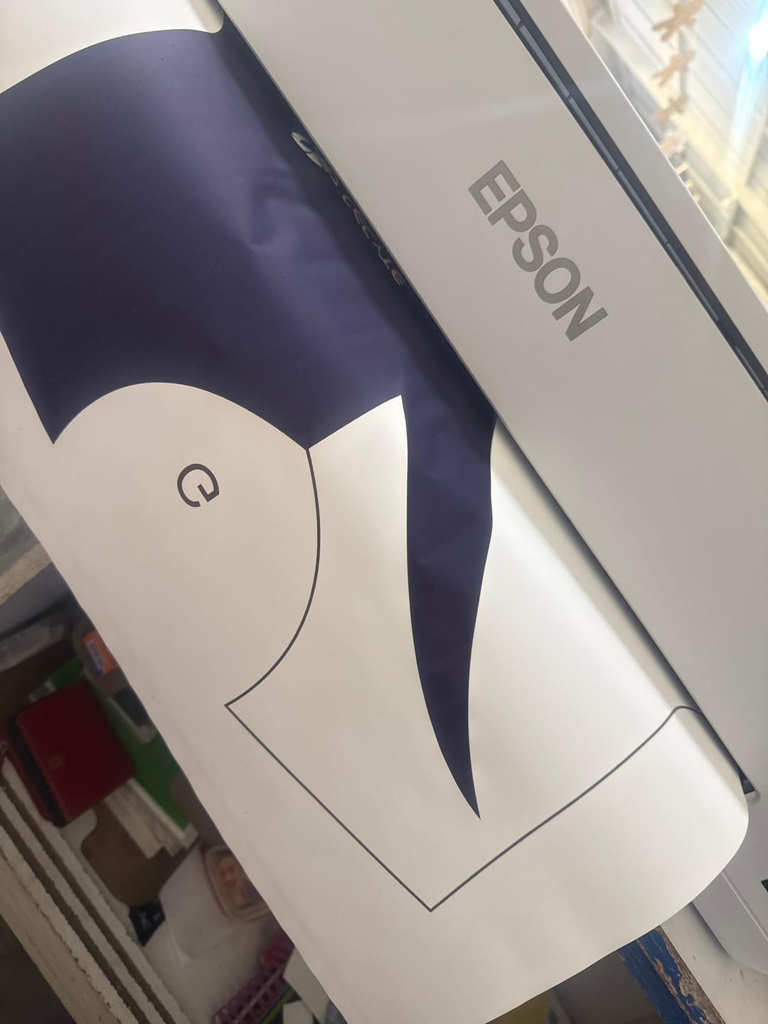 Customer photo review of Rollo de Papel de Sublimación 24" x 30 m – 100 g y 105 g Platinum (Secado Instantáneo)