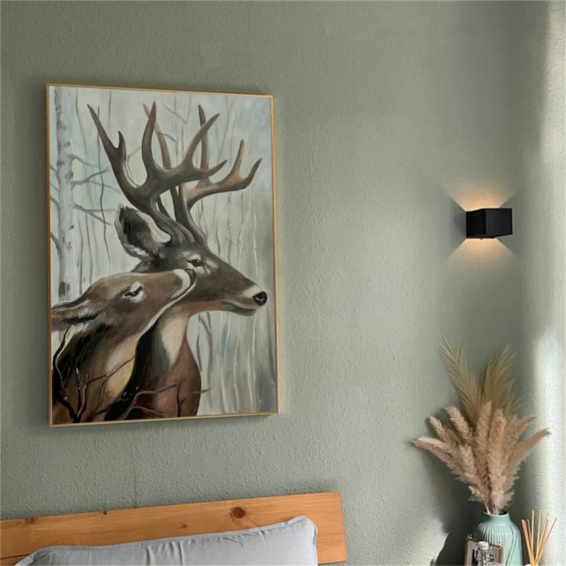 Customer photo review of Abstract Animal Rangifer tarandus Wall Art #AC054