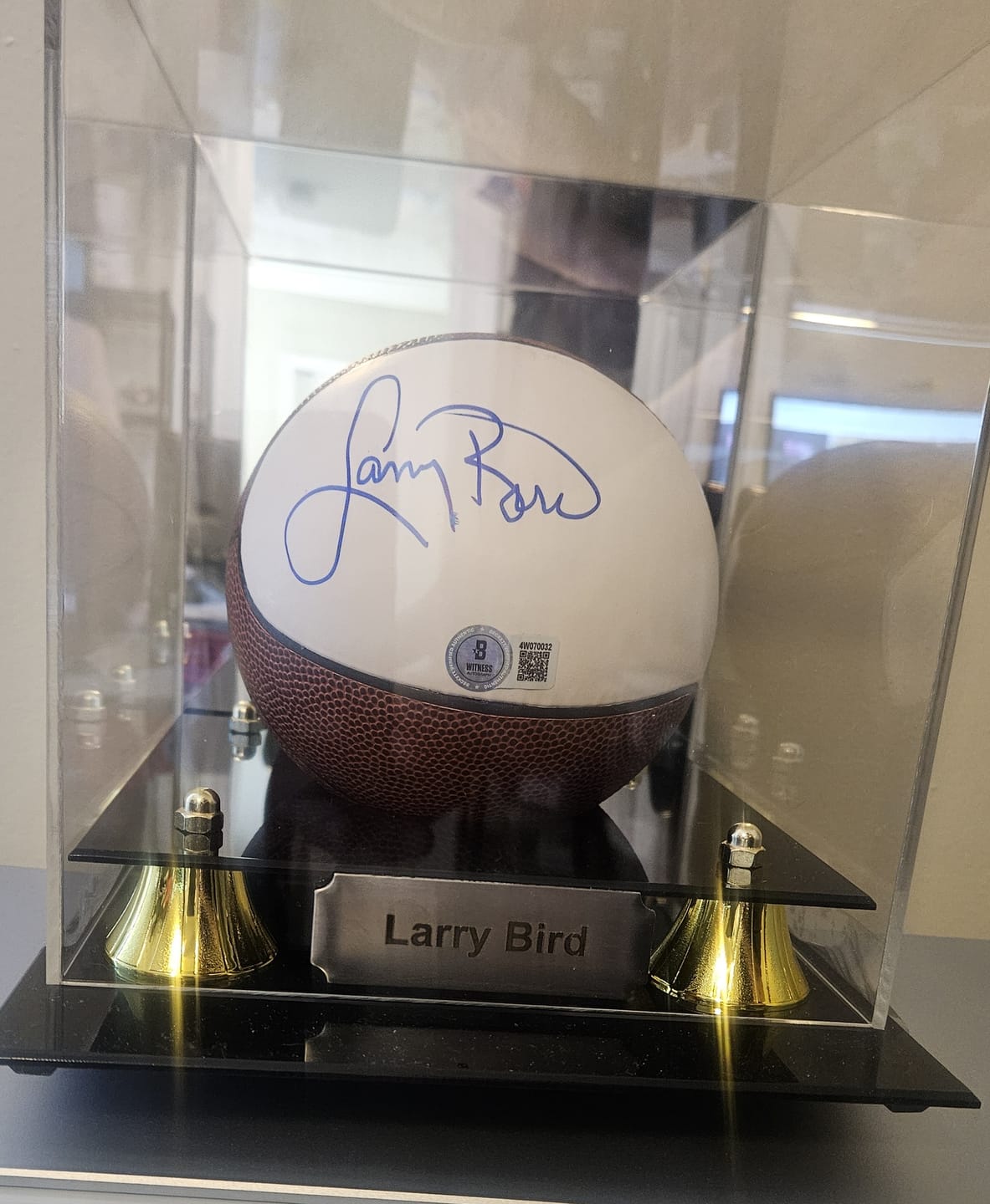 Customer photo review of Larry Bird Autograph Signing