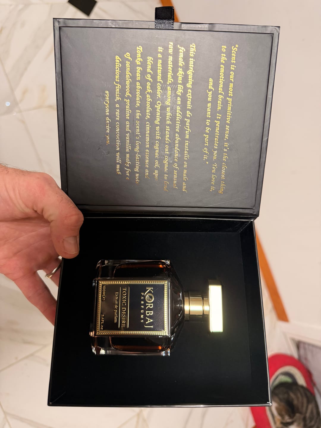 Customer photo review of Korbaj TOXIC DESIRE - Extrait de Parfum 100ml
