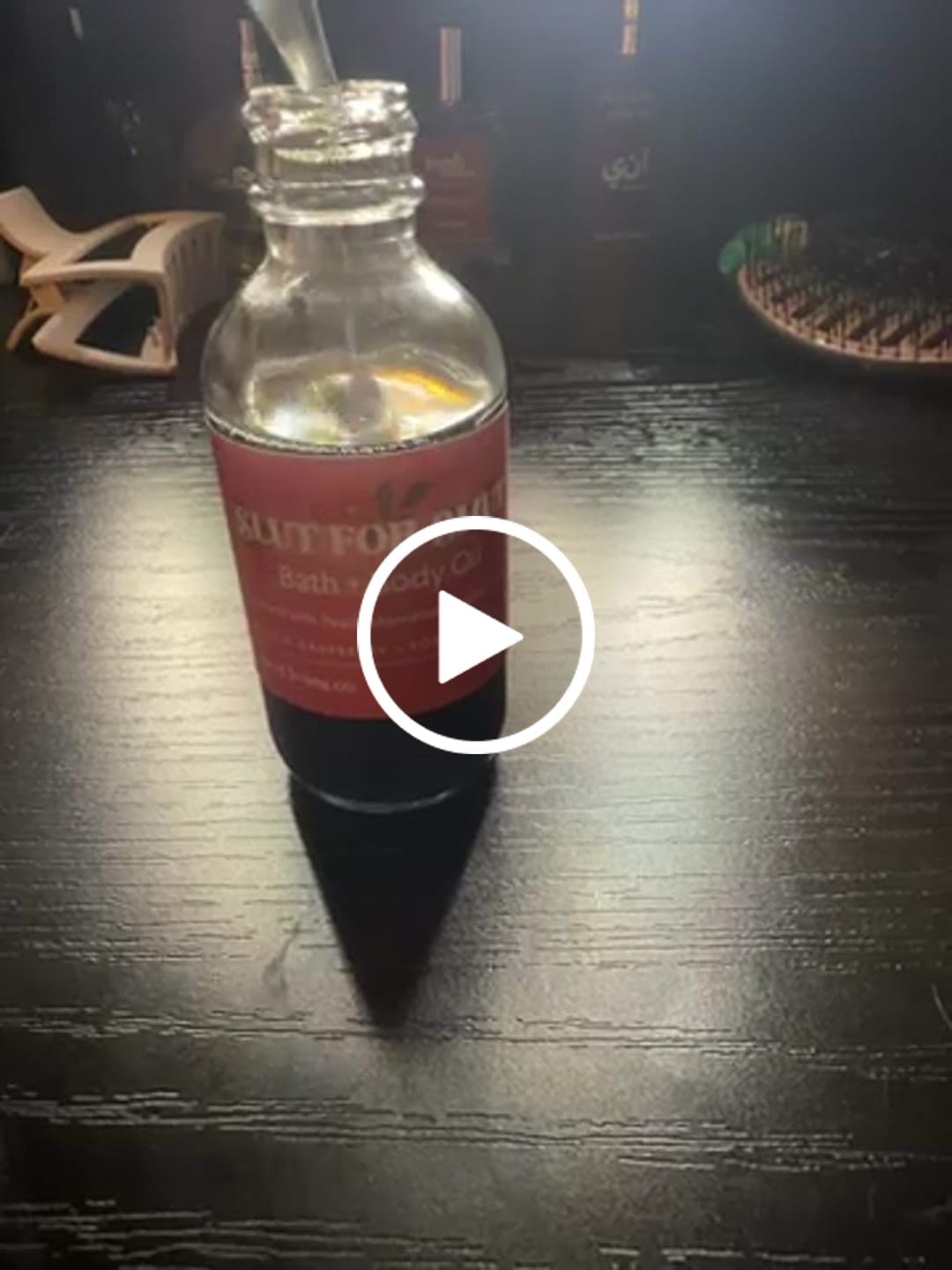 Customer video review of Slut for Smut Bath & Body Oil