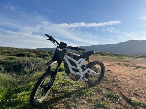 Customer photo review of 79Bike Falcon GT, 72V Electric Dirt Bike