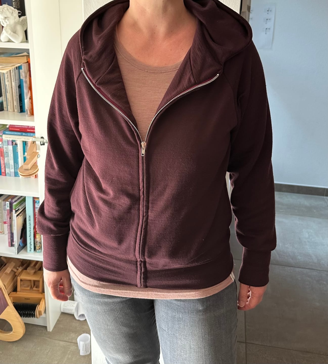 Customer photo review of Every Day Merino Damen Kapuzenjacke
