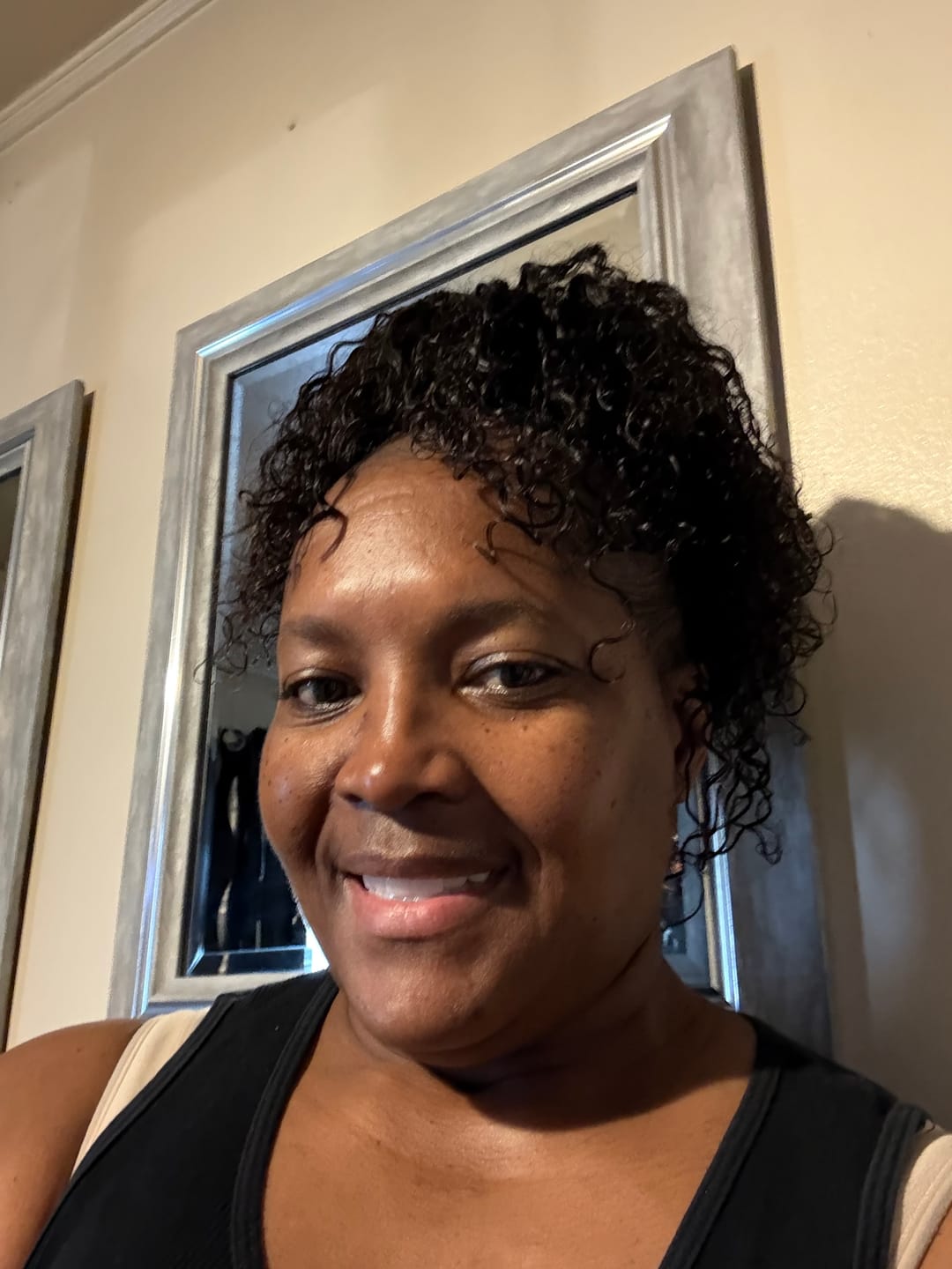 Customer photo review of Crochet Boho Box Braids with Human Hair Curls