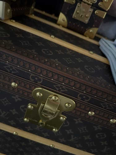Customer photo review of CUSTOM LV BROWN TRUNK