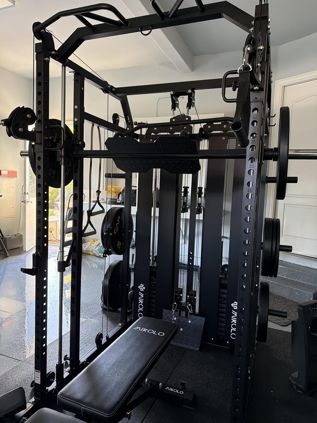 Customer photo review of HORUS™ Smith Machine Functional Trainer With Dual Weight Stack