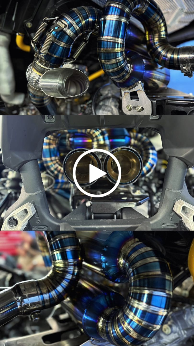 Customer video review of RPM Can-Am Maverick R Full TITANIUM 3" Sport Muffler - Slip On Sport Exhaust
