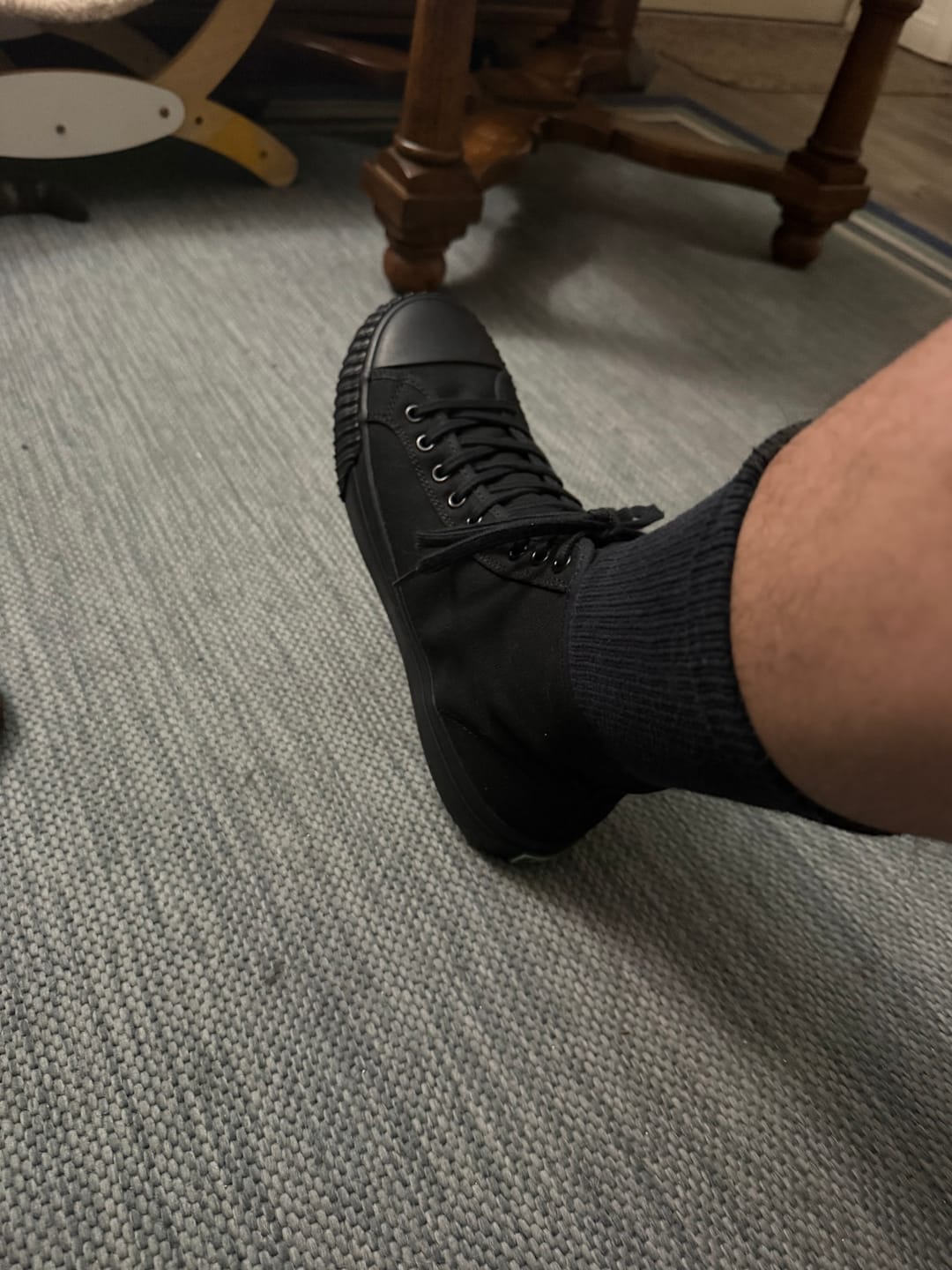 Customer photo review of 1993 Center Wide High-Top Black