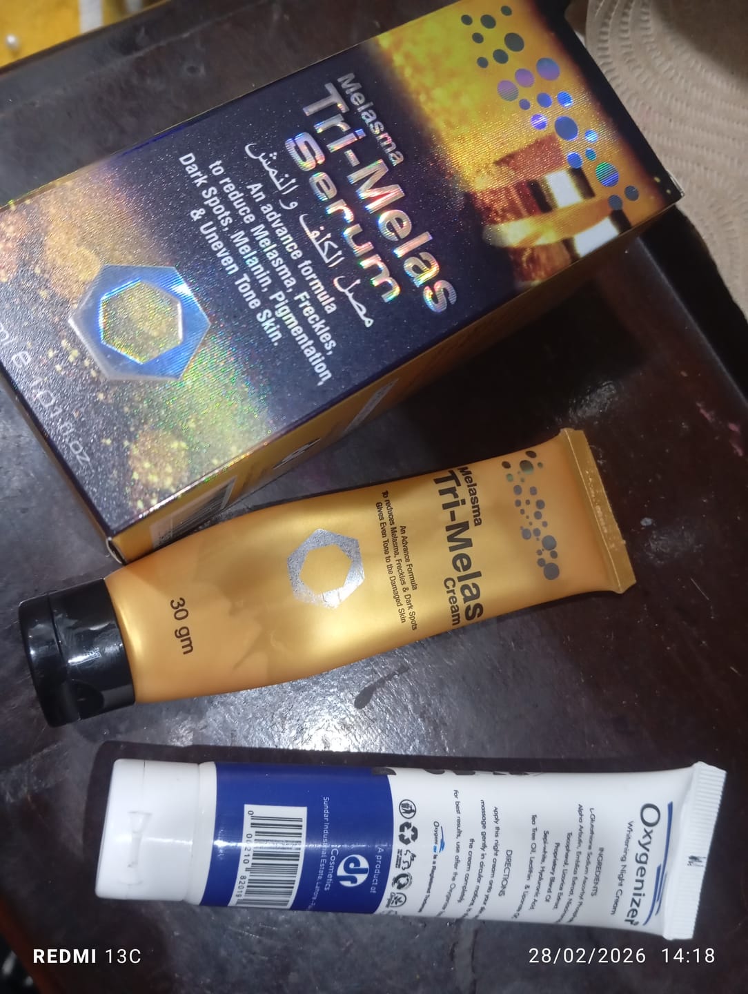 Customer photo review of Basic Skin Whitening Bundle
