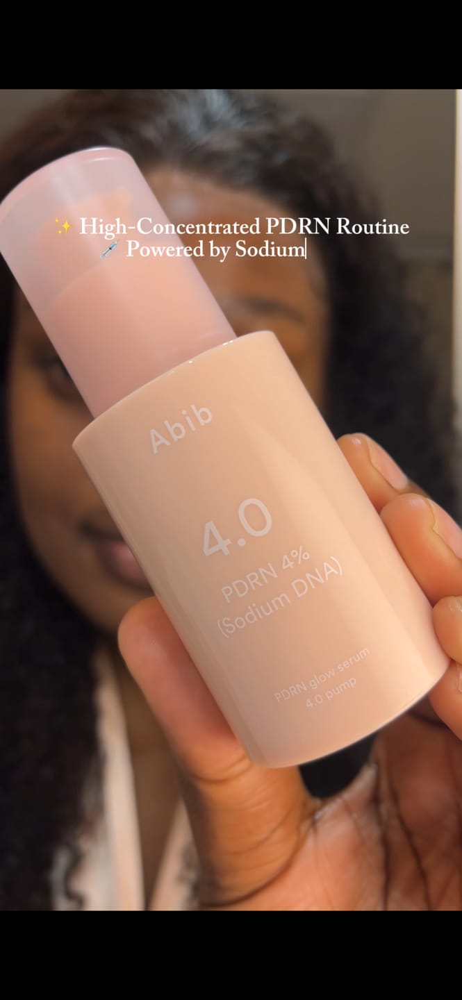 Customer photo review of PDRN glow serum 4.0 pump