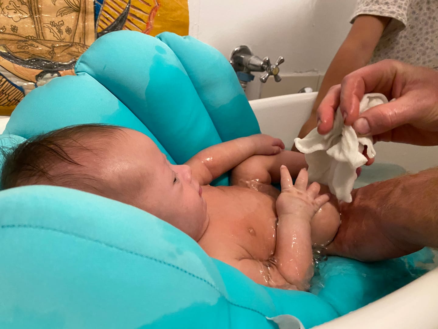 Customer photo review of Bleue Bebe's Sink Bather