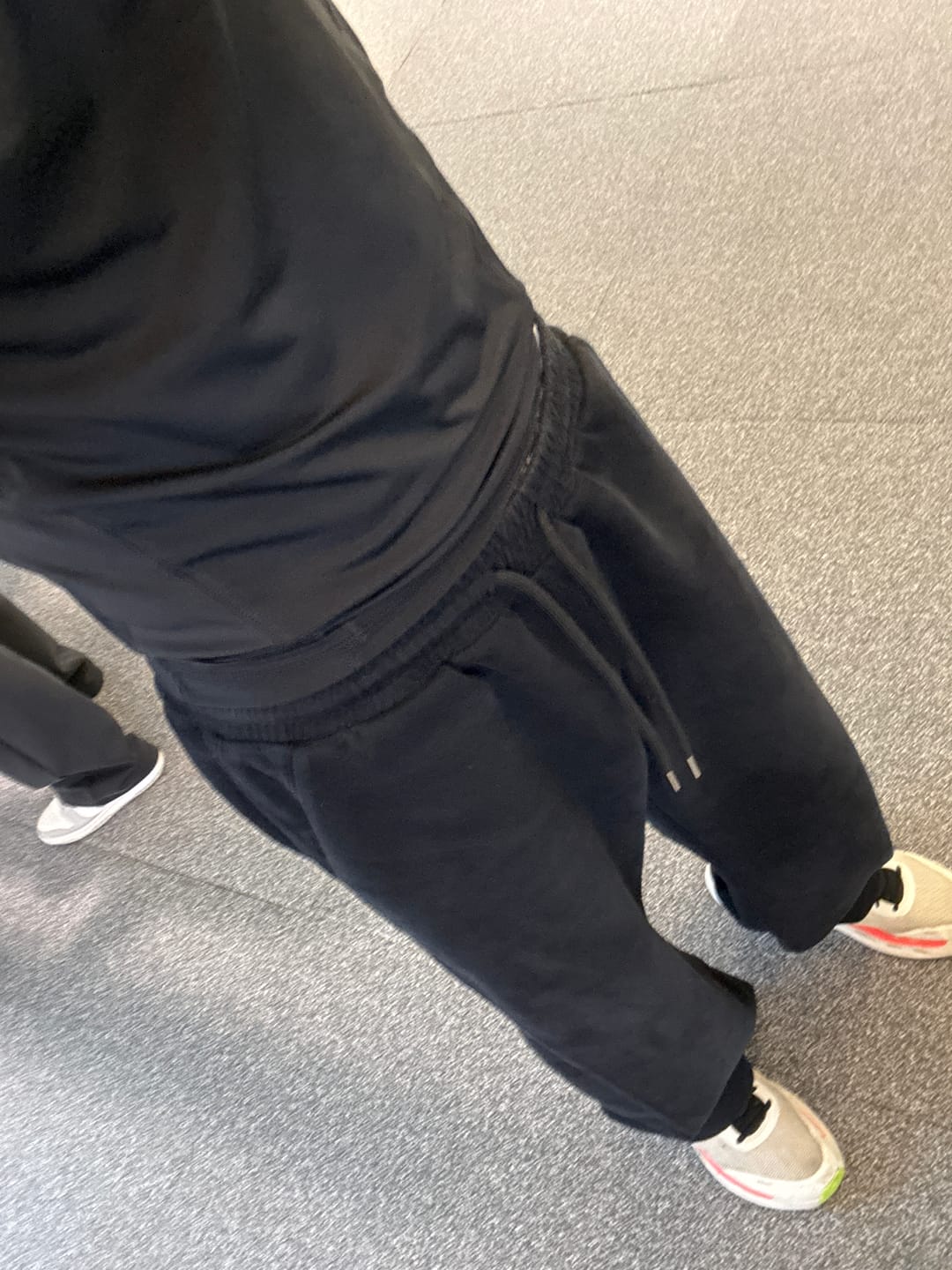 Customer photo review of Aelfric Eden Leopard Double Waist Baggy Sweatpants
