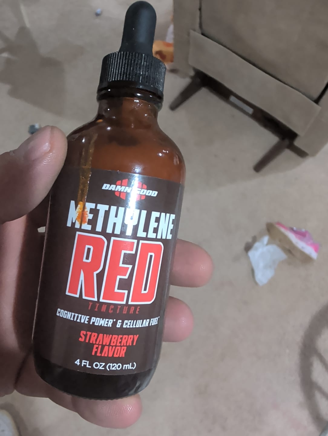 Customer photo review of Damn Good™ Methylene Blue (Cool Mint)