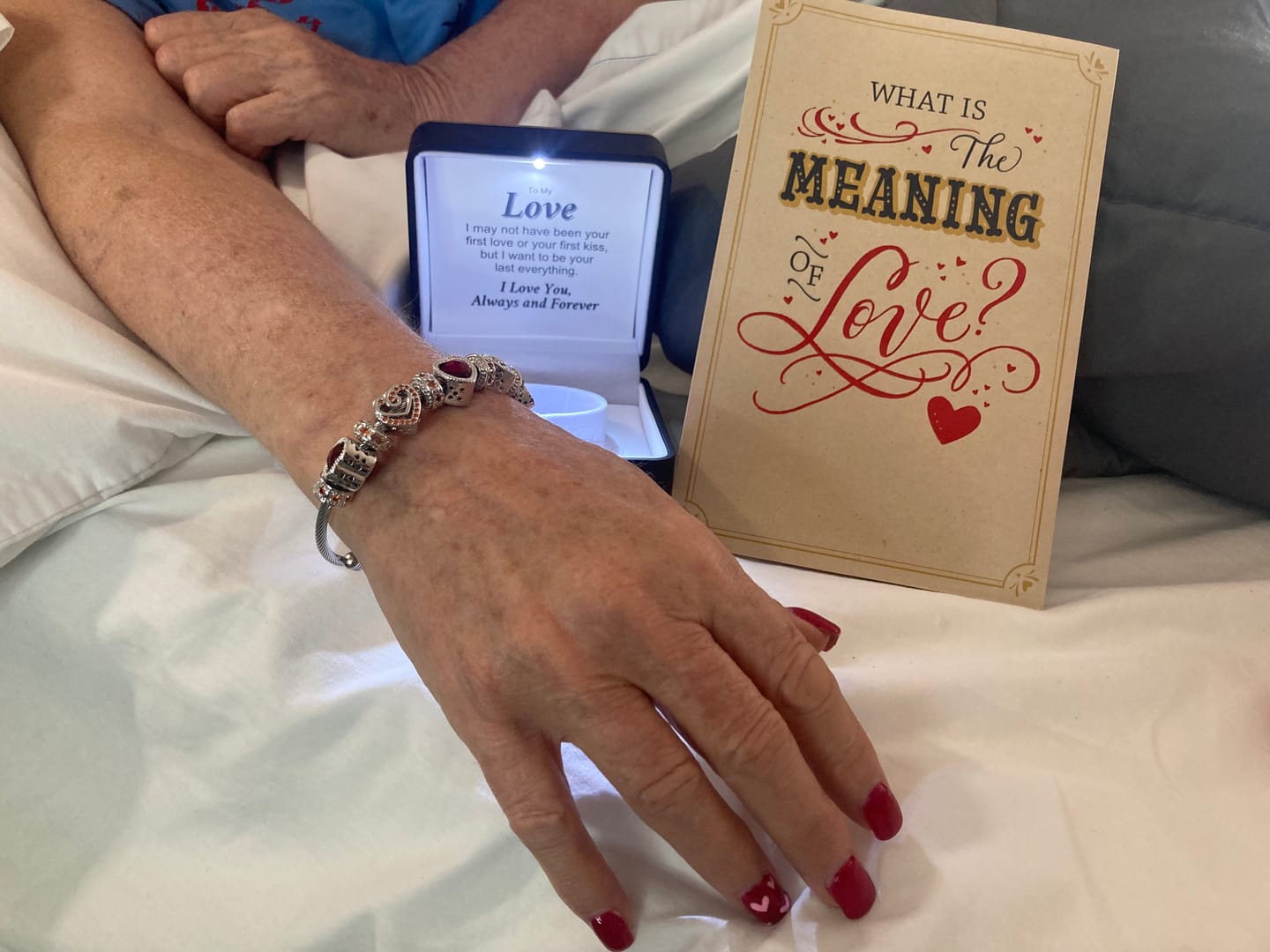 Customer photo review of To My Love - Forever Love Bracelet