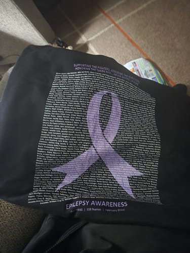 Customer photo review of Epilepsy - Round 30 (Unisex Heavy Blend Zip Hoodie | Gildan)