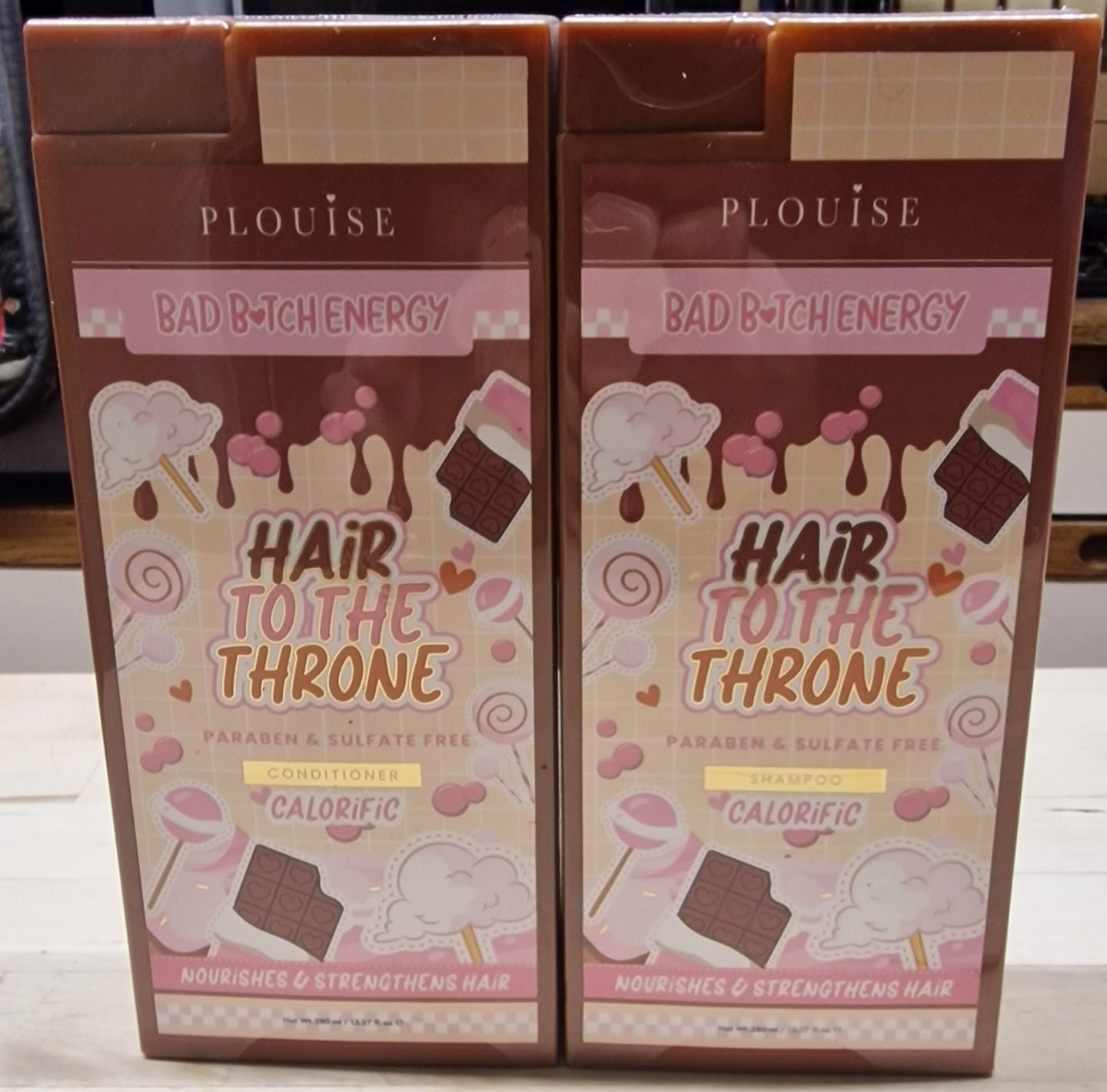 Customer photo review of Hair To The Throne Shampoo & Conditioner Bundle