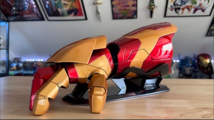 Customer photo review of Iron Man Mark 42 Voice-Controlled Transforming Gauntlet
