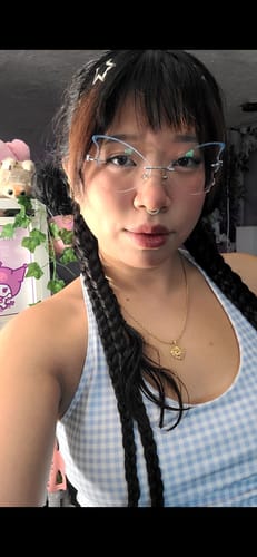 Customer photo review of Alissa Eyeglasses