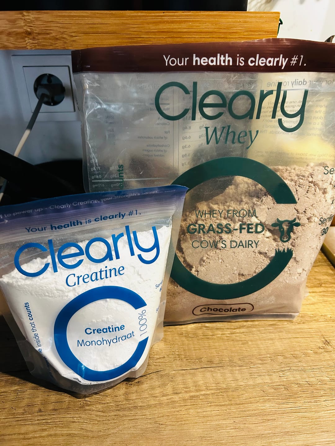 Customer photo review of Grass-fed Whey