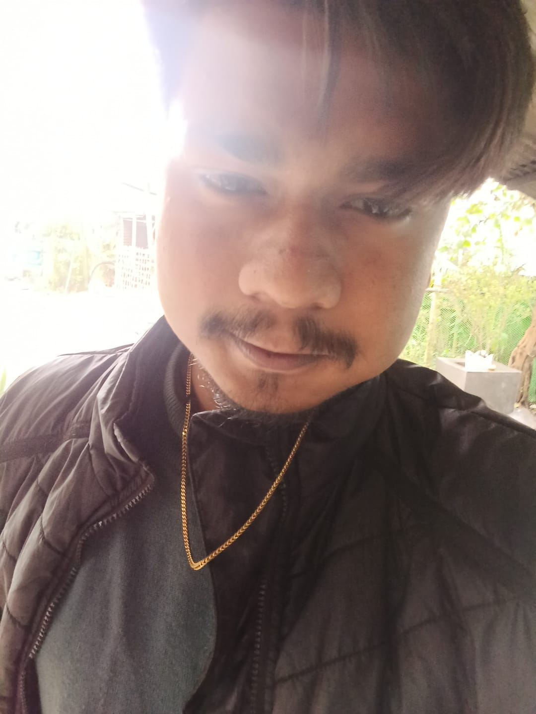 Customer photo review of Rounded Link Statement Chain for Men