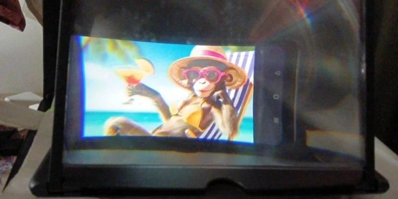 Customer photo review of Amplificador de Pantalla