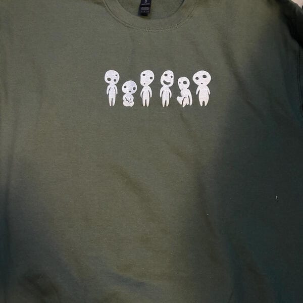 Customer photo review of Japanese Tree Spirit Sweatshirt | Embroidered Cotton Blend Crewneck