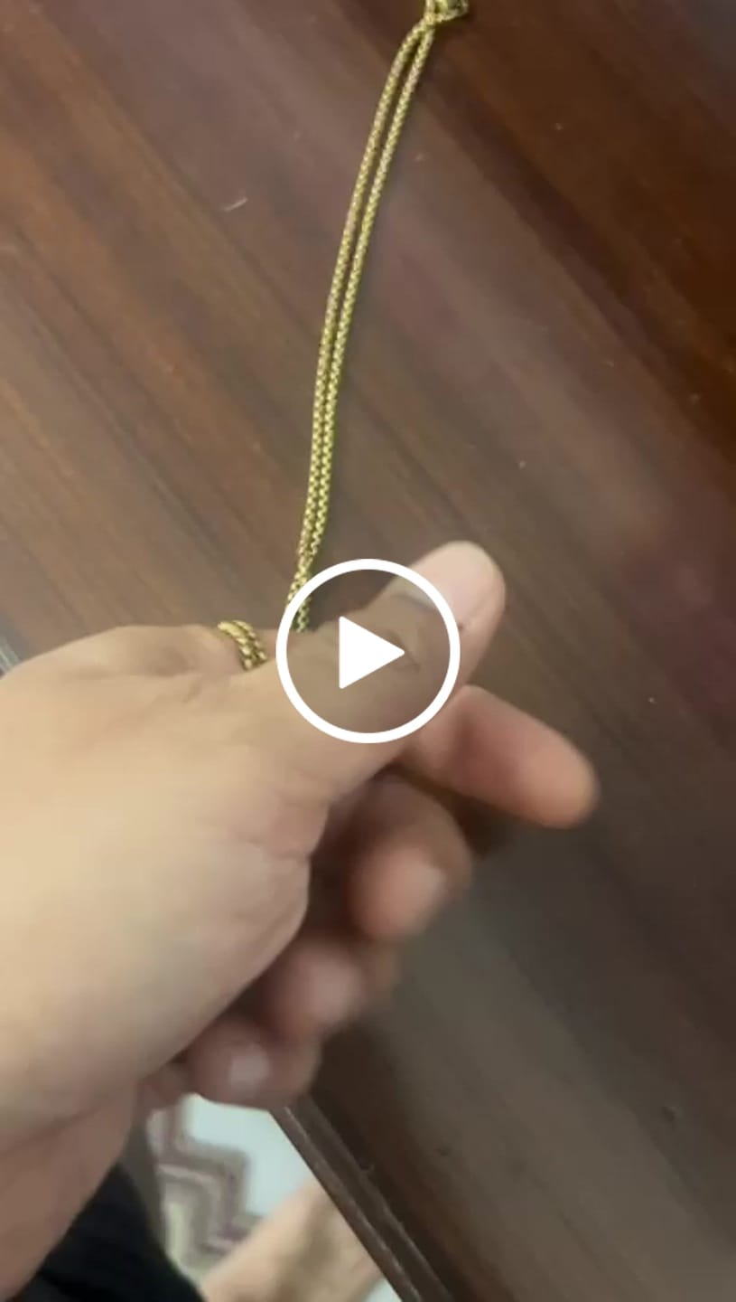 Customer video review of Midnight Prism Necklace- Gold
