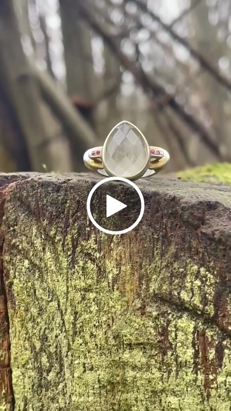 Customer video review of Gold Tektite Nefer Ring