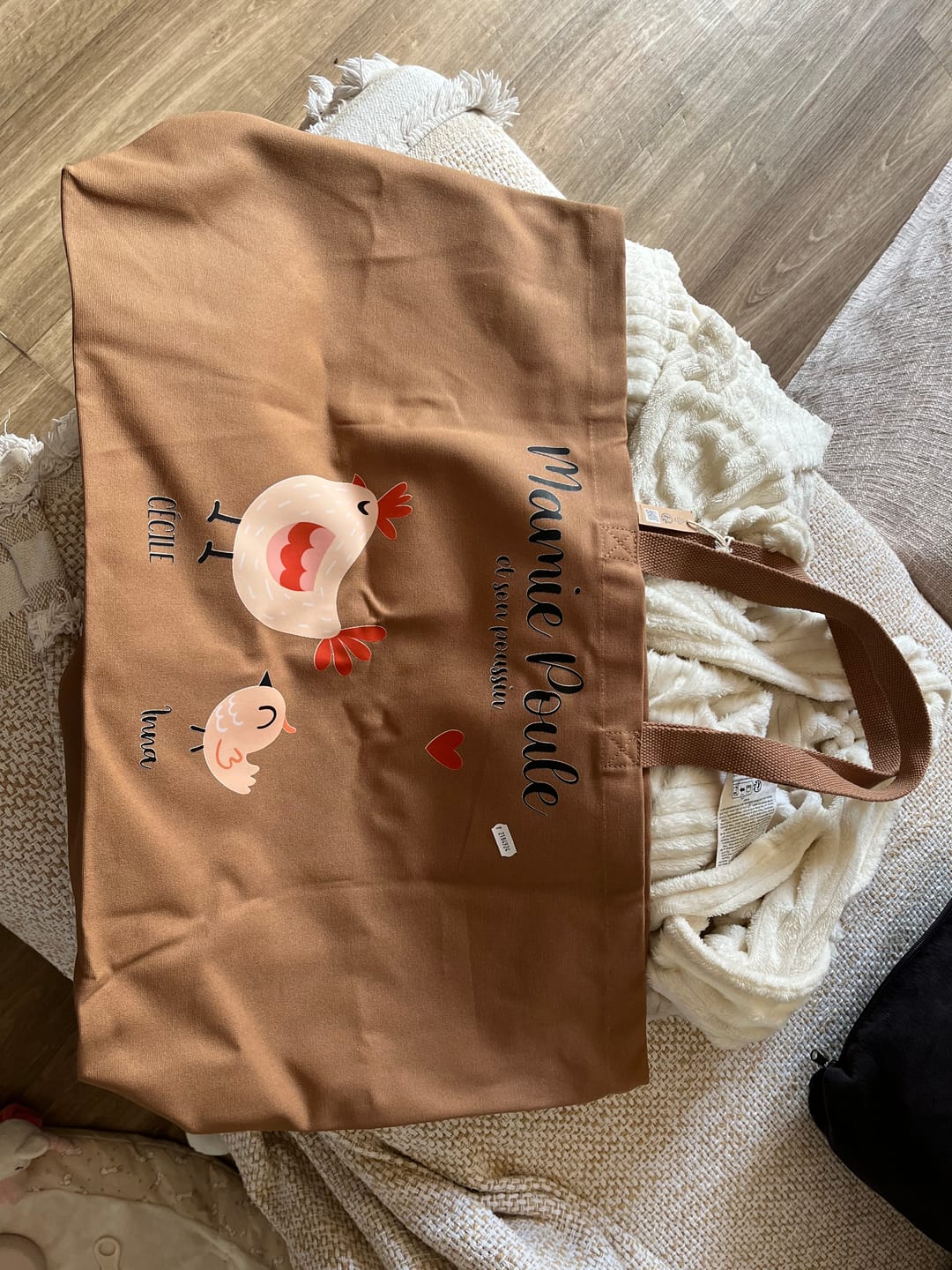 Customer photo review of Cabas XXL - Mamie Poule