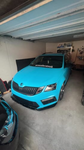 Customer photo review of Misunderstood Windshield Decal Sticker