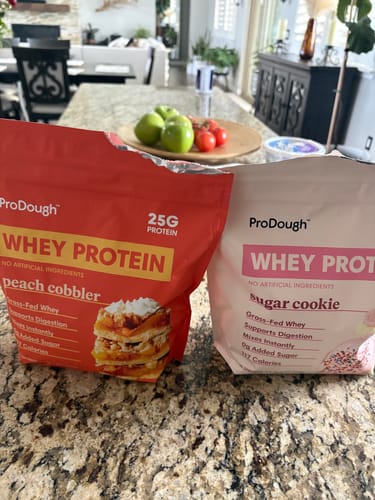 Customer photo review of Gourmet Whey Protein Powders