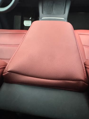 Customer photo review of Custom Fit Center Console Cover