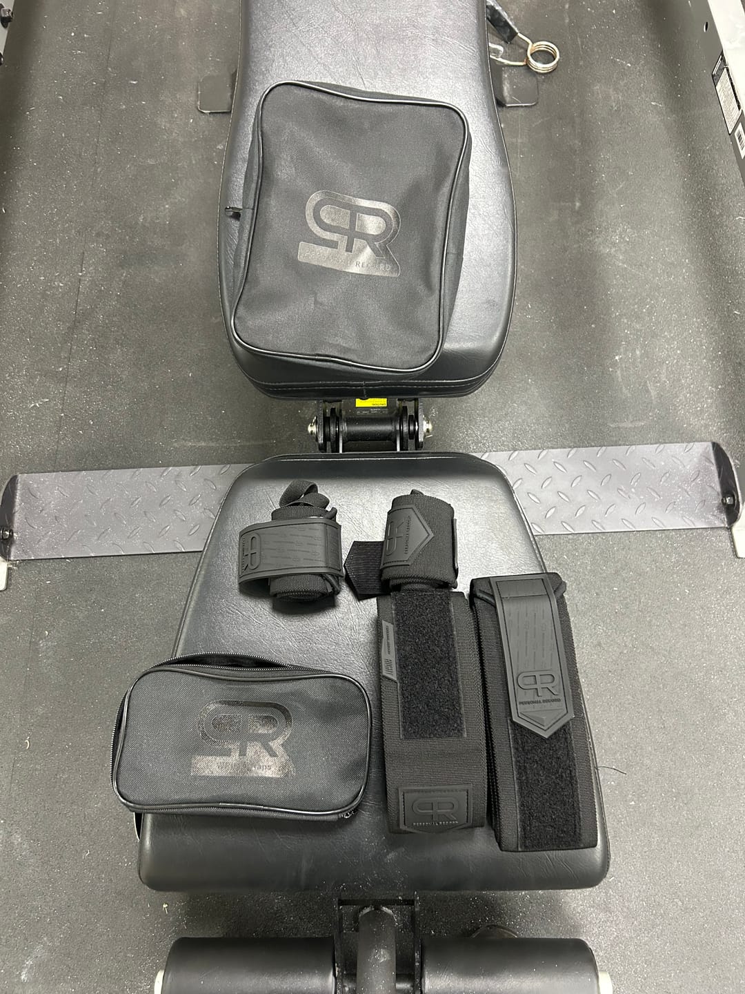 Customer photo review of PR Heavy Duty Premium Knee Wraps - Black