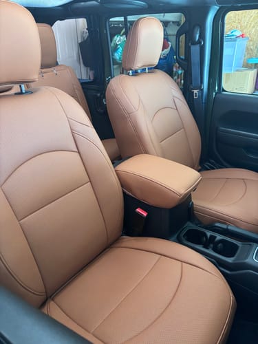 Customer photo review of Premium Custom-Fit Seat Covers