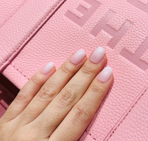 Customer photo review of Cotton Blush - Short Oval - 30 Adet Takma Tırnak