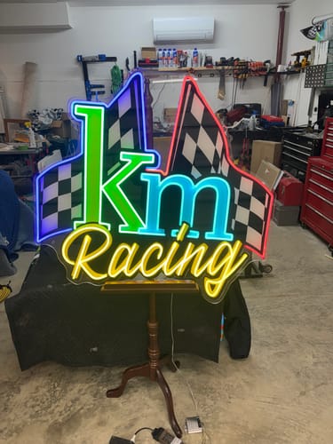 Customer photo review of KM Racing | LED NEON SIGN