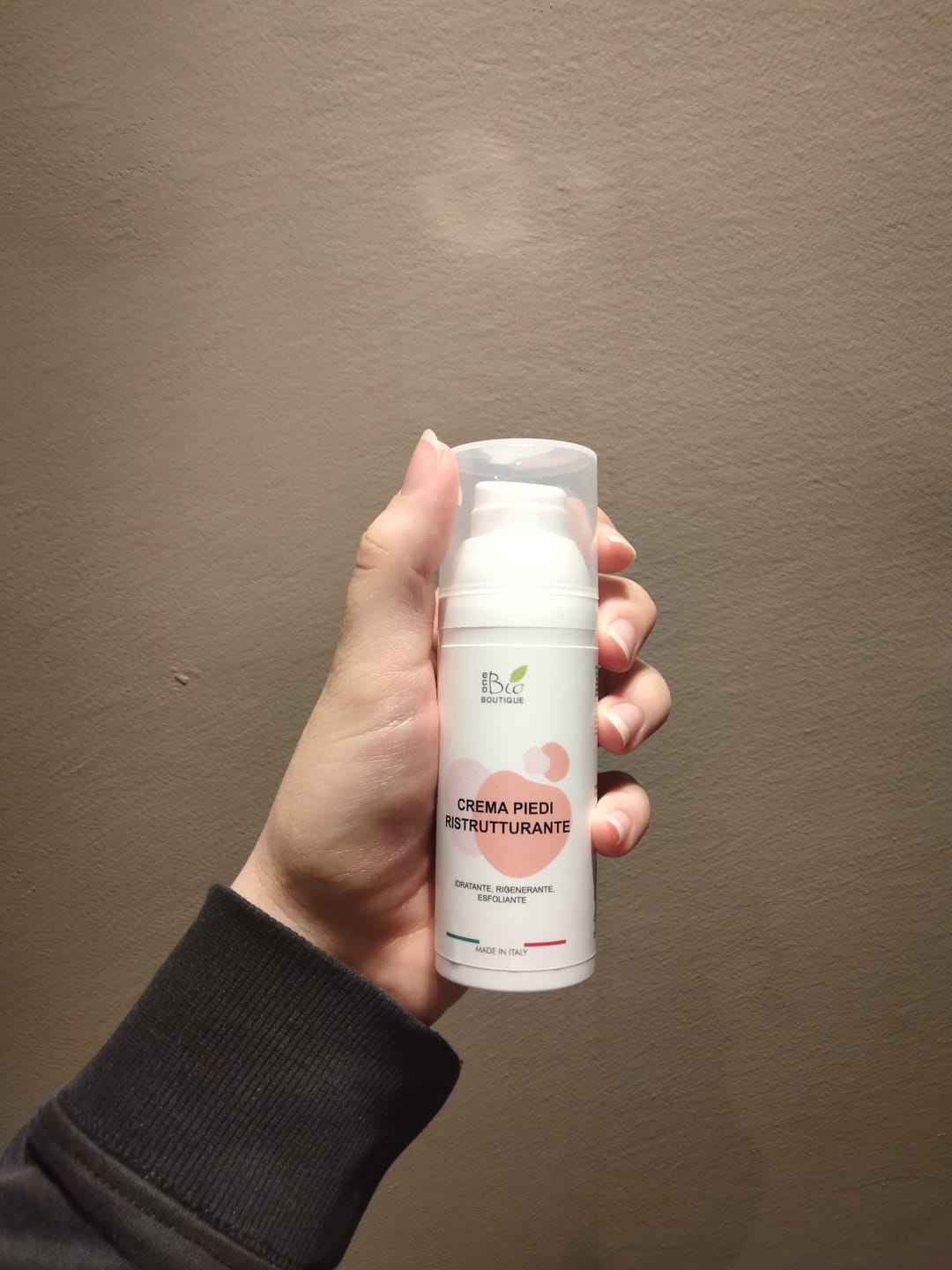 Customer photo review of Crema Piedi Ristrutturante