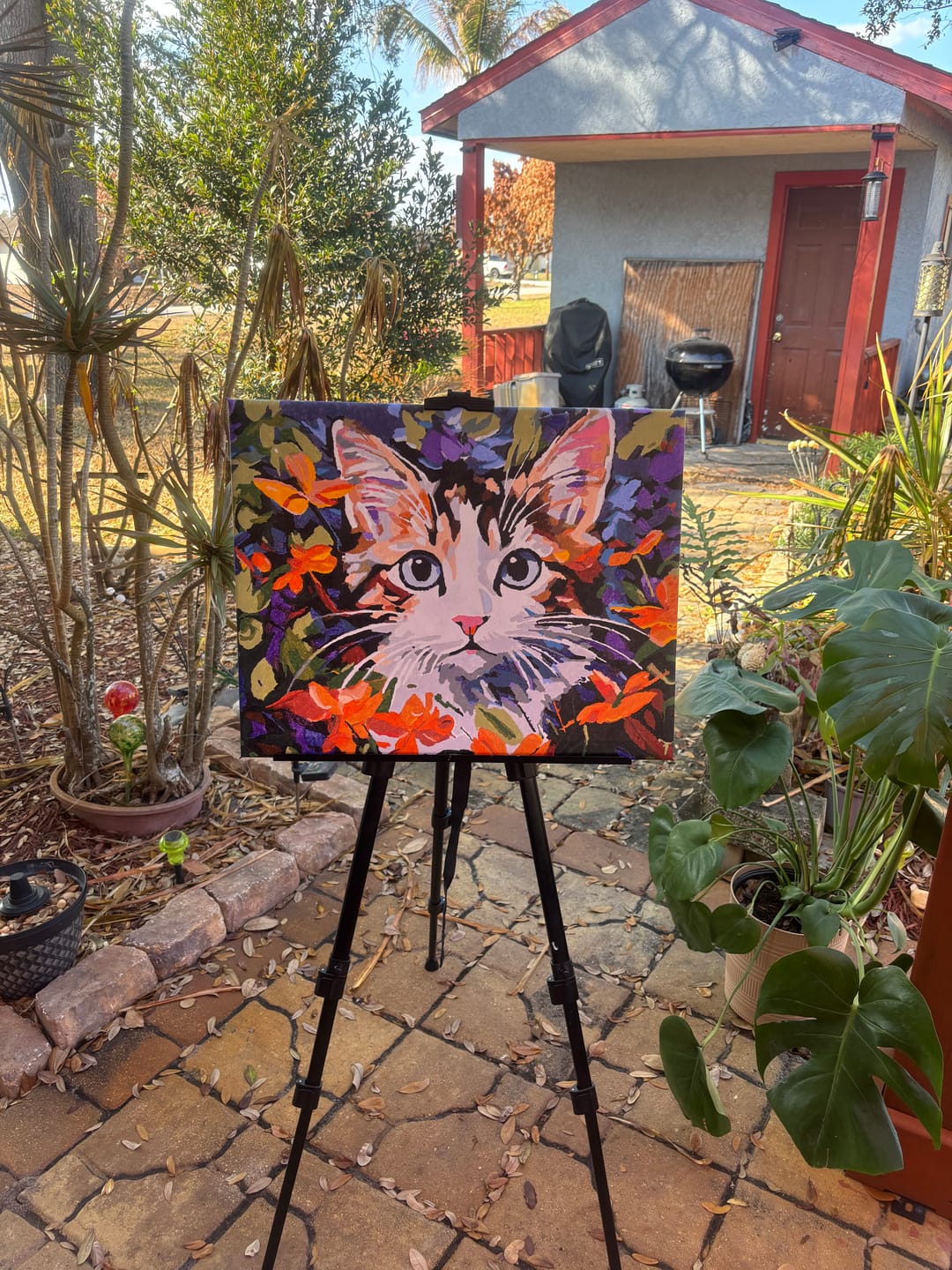 Customer photo review of Floral Whiskers Delight