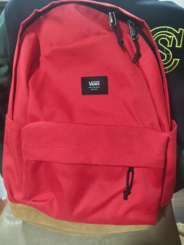 Customer photo review of Mochila Vans Old Skool Sport Backpack Rojo Marrón