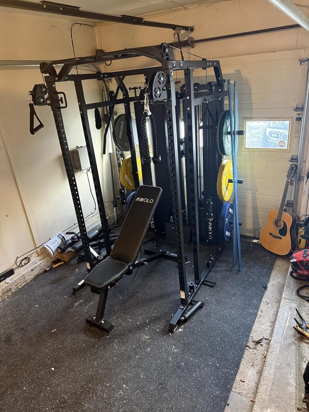 Customer photo review of HORUS™ Smith Machine Functional Trainer With Dual Weight Stack