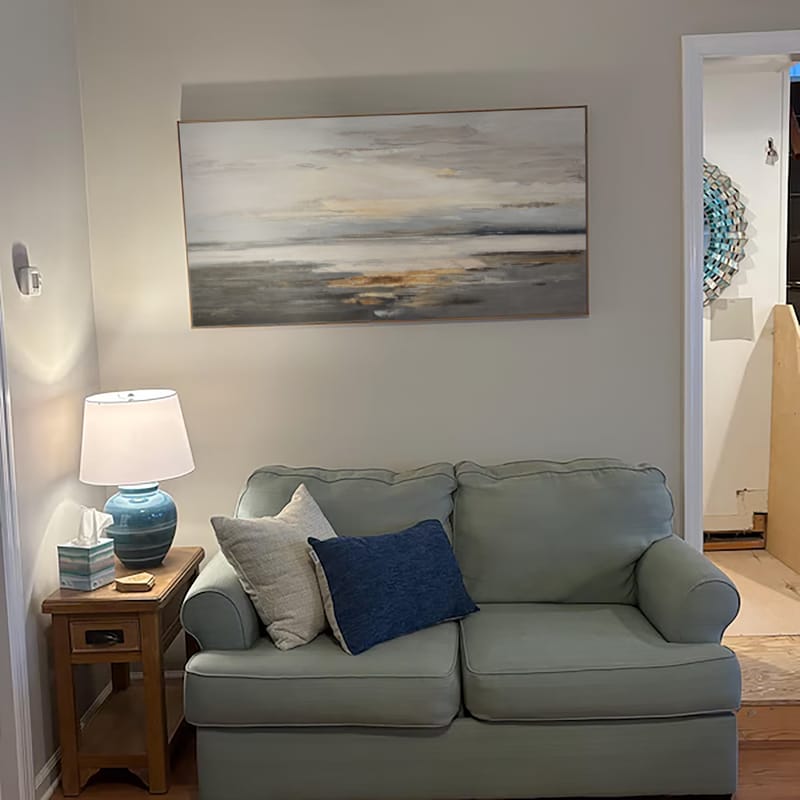 Customer photo review of Abstract Canvas Wall Art #AP300