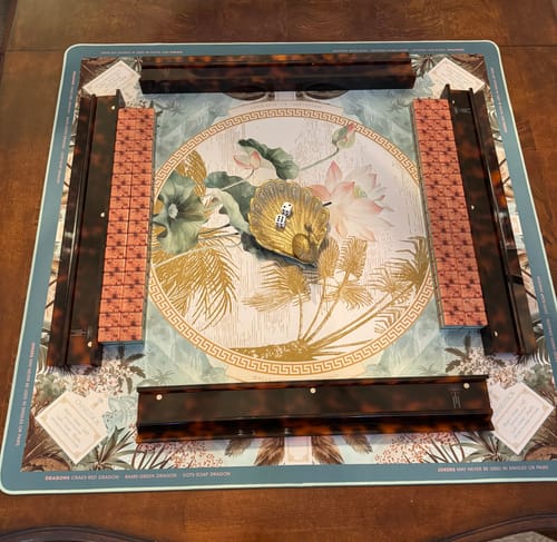 Customer photo review of Tortoiseshell Mahjong Racks