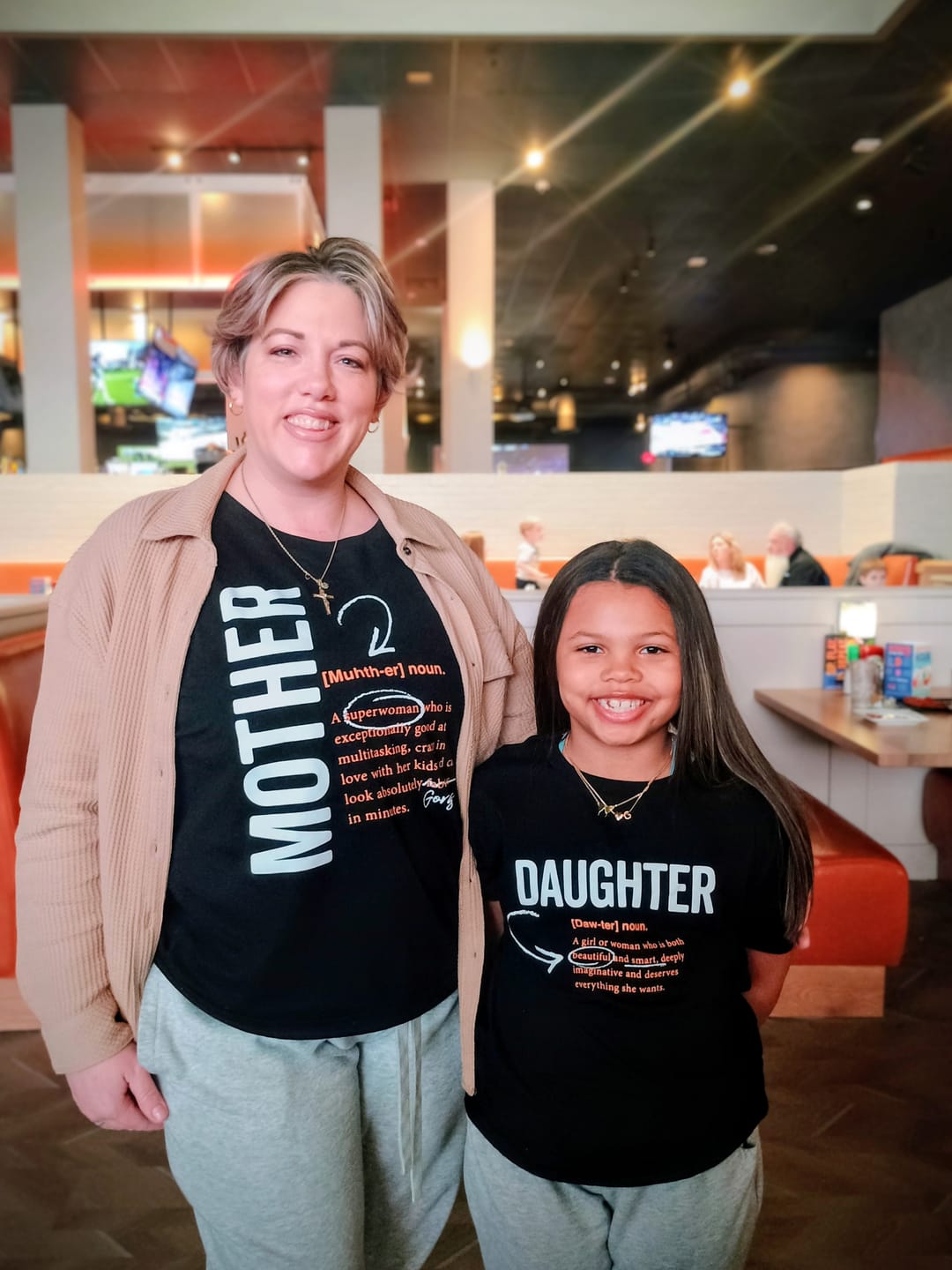 Customer photo review of Mother logo 2.0 matching  (FINAL SALE)