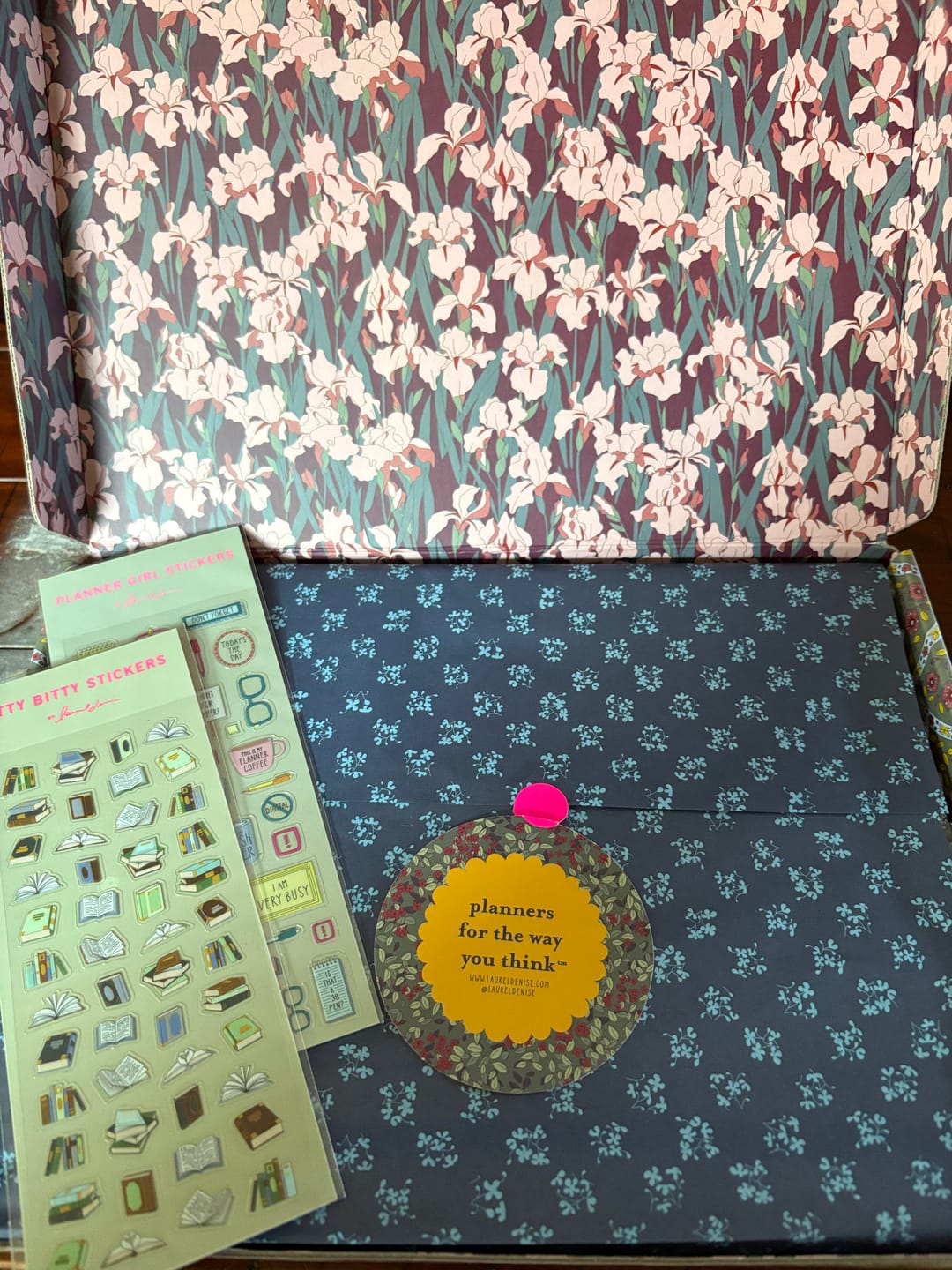Customer photo review of 2026 | The Nancy Planner | Lizzy's Stroll (horizontal week + month)