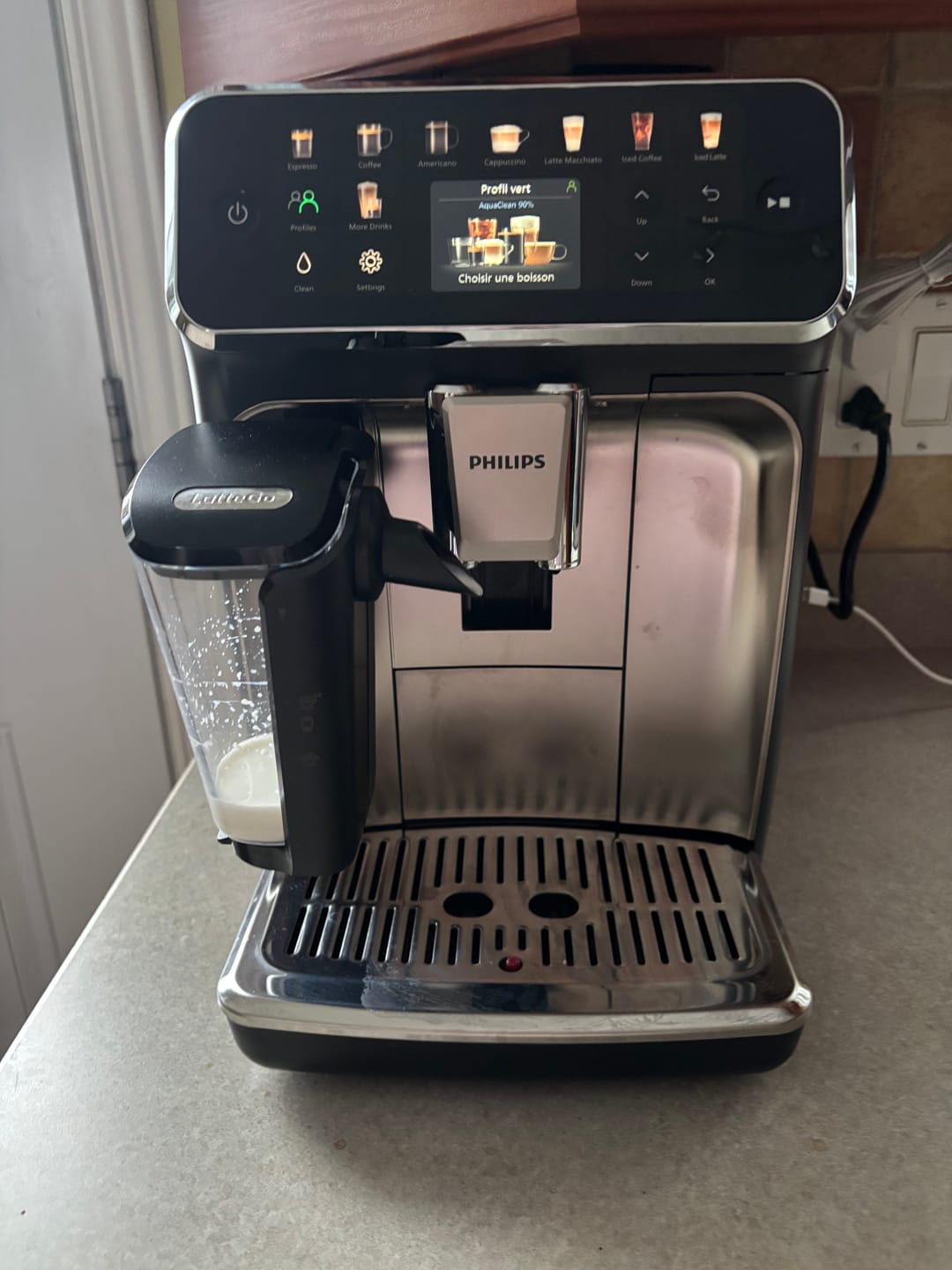 Customer photo review of Philips - Series 5500 LatteGo EP5544/90