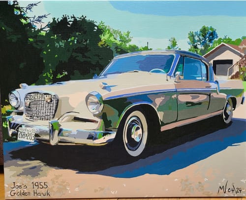 Customer photo review of Custom Paint By Numbers - Turn Trip Memory into Art