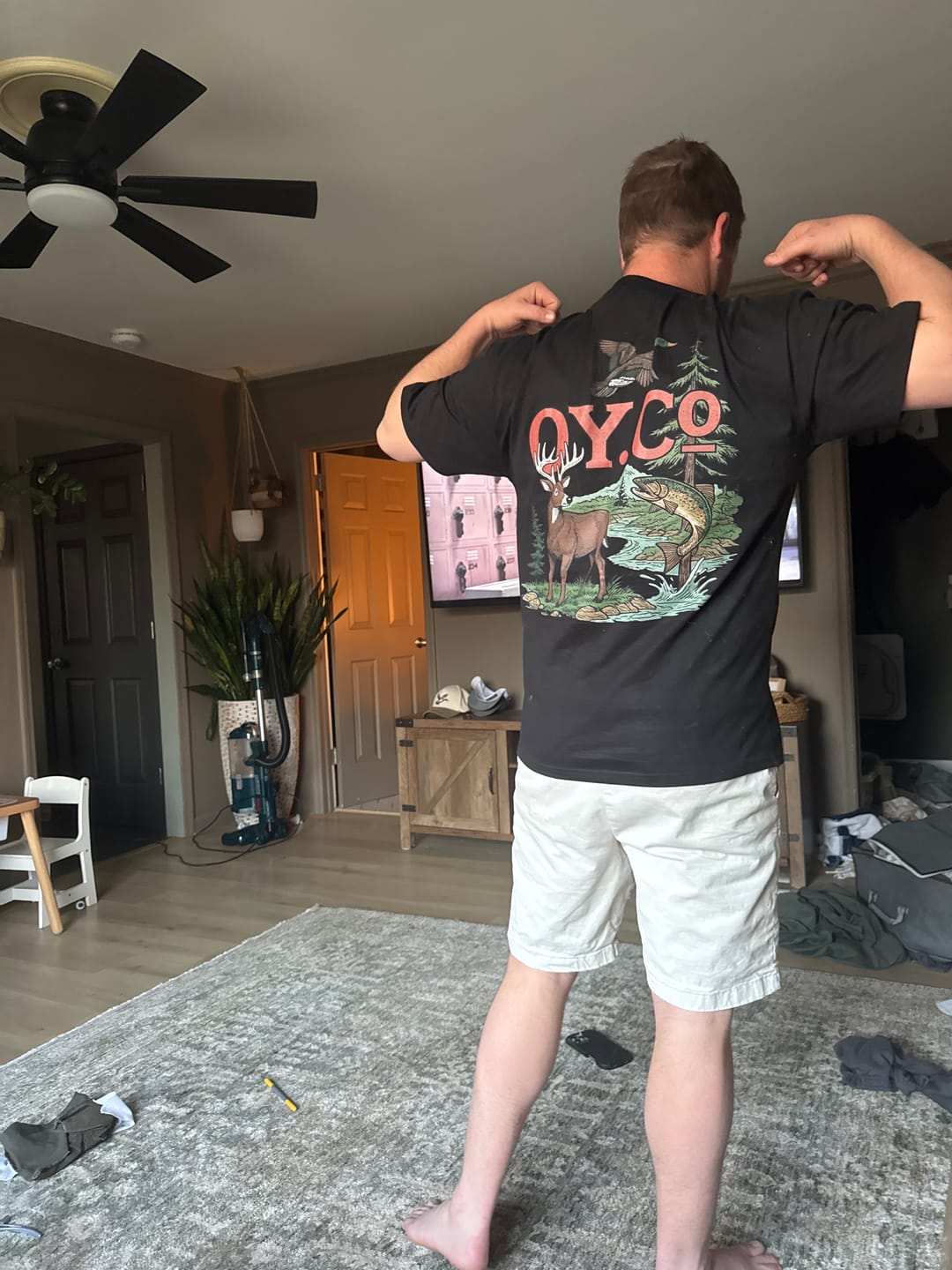 Customer photo review of Almost Heaven Tee (Black)